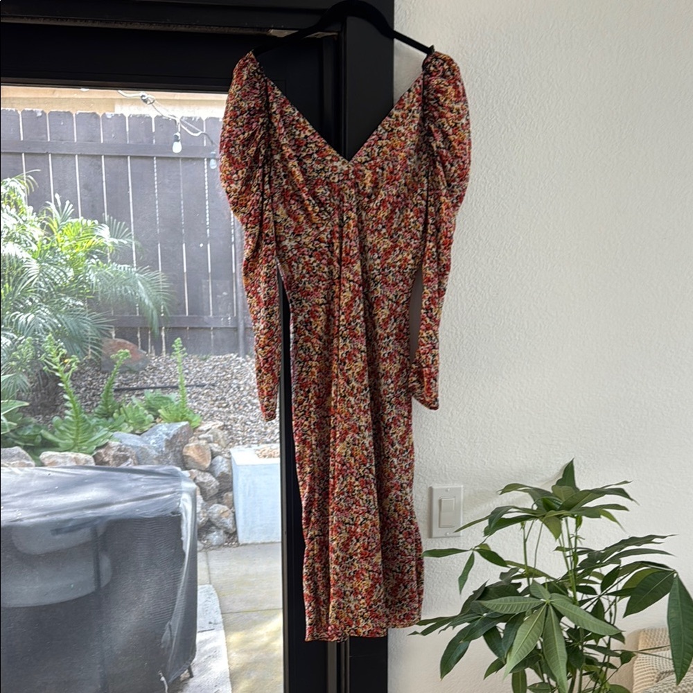Floral V-Neck Dress